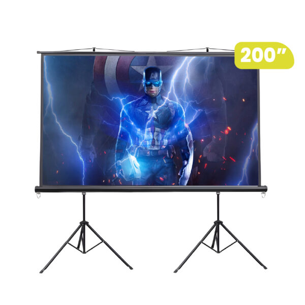 ECRAN DE DOBLE TRÍPODE 200″(4.00 X 3.00Mts.) FORMATO 4:3