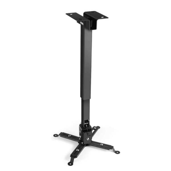 Rack Fijo Negro Universal De Techo Y Pared Para Proyector Multimedia- Aluminio Acerado - Imagen 2