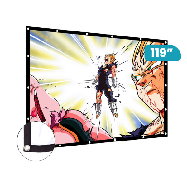 ECRAN ENROLLABLE 119″(2.14 X 2.14Mts.) FORMATO 1:1
