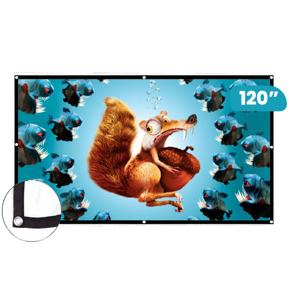 ECRAN ENROLLABLE 120″(2.44 X 1.83Mts.) FORMATO 4:3