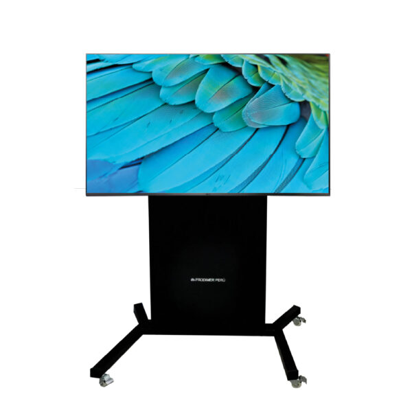PEDESTAL MÓVIL ELÉCTRICO PARA PANTALLA INTERACTIVA DE 65" A 120"