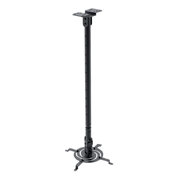 RACK FIJO NEGRO UNIVERSAL PARA PROYECTOR TECHO BALDOSA