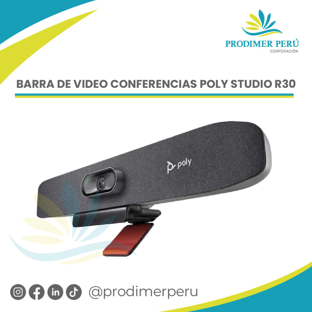 Ploy Studio R30 BARRA DE VIDEO CONFERENCIAS POLY STUDIO R30 – PRODIMER PERÚ
