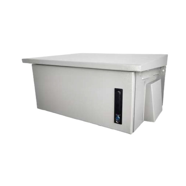 Gabinete de Pared 4RU IP65 para Exterior Acero Laminado Gris Epoxico