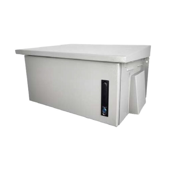 Gabinete de Pared 6RU IP65 para Exterior Acero Laminado Gris Epoxico