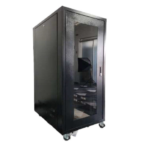 Gabinete de Piso 42RU 2.10 mts x 0.60 x 0.80 mts de fondo 4 Ruedas