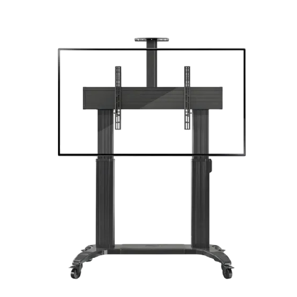 PEDESTAL SIMPLE  ELEVADOR MÓVIL PIZARRAS INTERACTIVAS de 55" A 110"