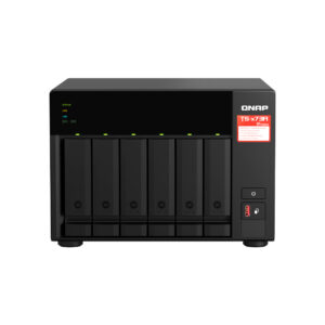 SERVIDOR NAS QNAP TS-673A-8G, Ryzen V1500B 4C/2.2GHz, 8GB RAM SODIMM, Bahias: 6x3.5" SATA