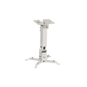 Rack Fijo Premium Blanco Universal de Techo para Proyector Multimedia – Aluminio Acerado Reforzado